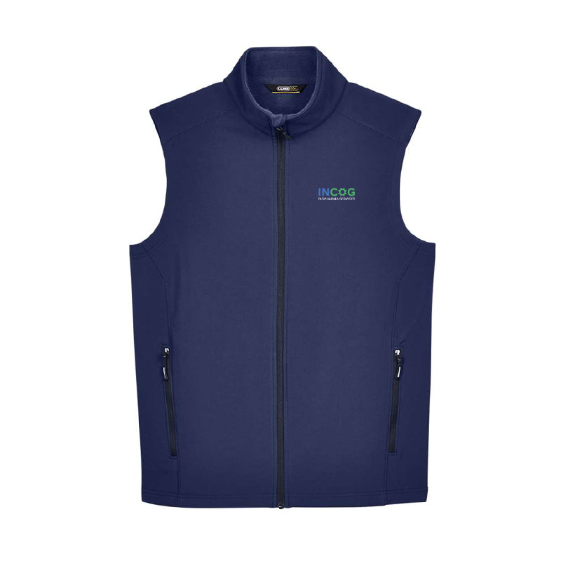 CORE365 Men's Cruise Two-Layer Fleece Bonded Soft Shell Vest