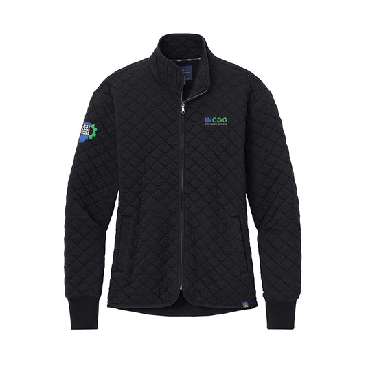 Brooks Brothers Women's Diamond Quilt Full-Zip