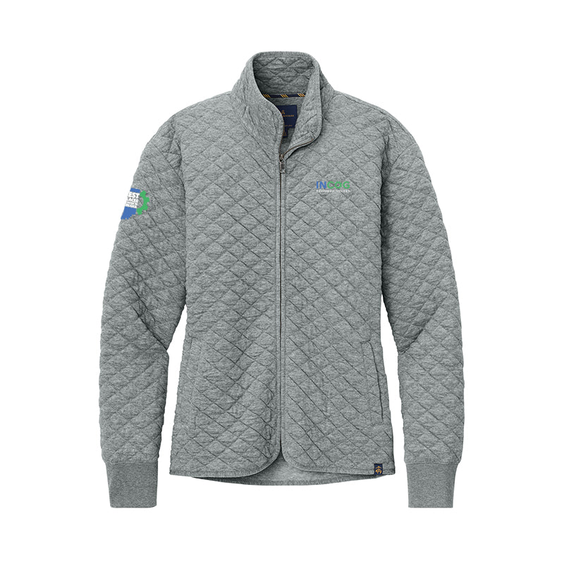 Brooks Brothers Women's Diamond Quilt Full-Zip