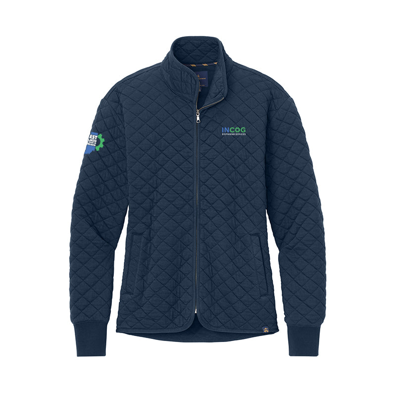 Brooks Brothers Women's Diamond Quilt Full-Zip