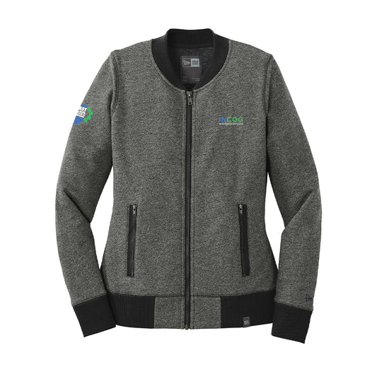 New Era Women's French Terry Baseball Full-Zip