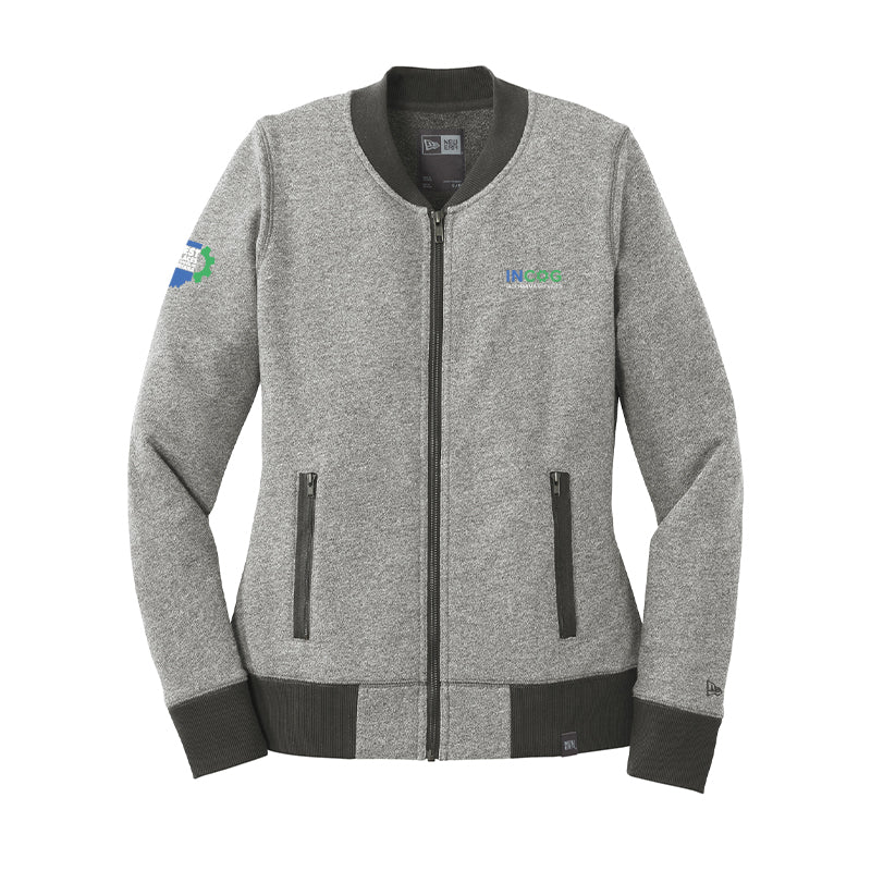 New Era Women's French Terry Baseball Full-Zip