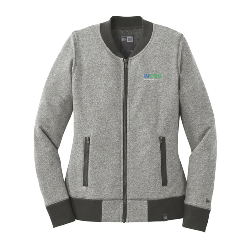 New Era Women's French Terry Baseball Full-Zip