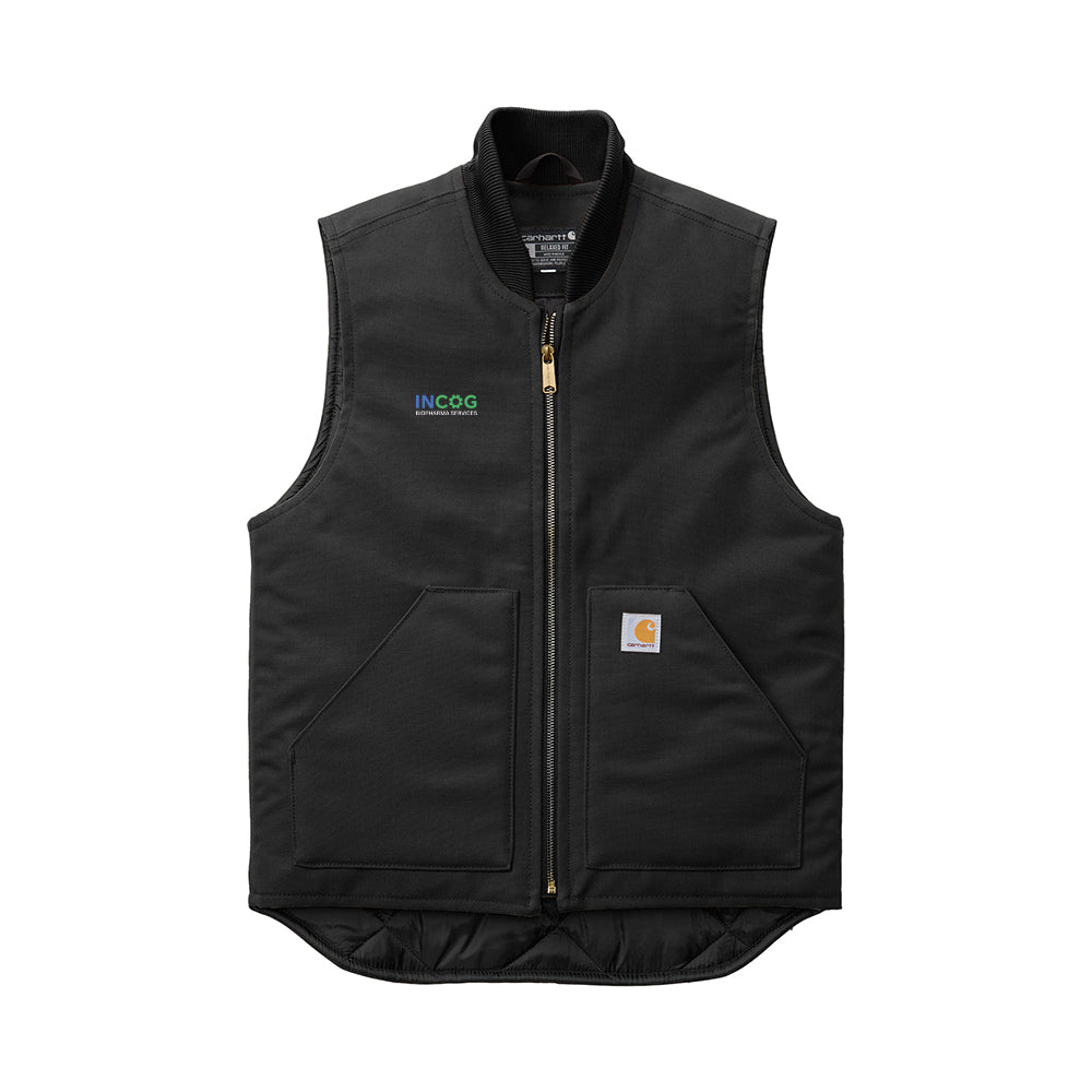 Carhartt] Vintage Boa Lining Black Duck Vest [2000s