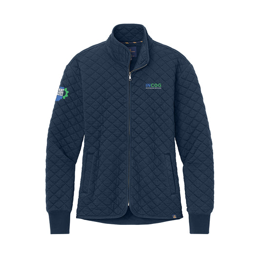 Brooks Brothers Women's Diamond Quilt Full-Zip