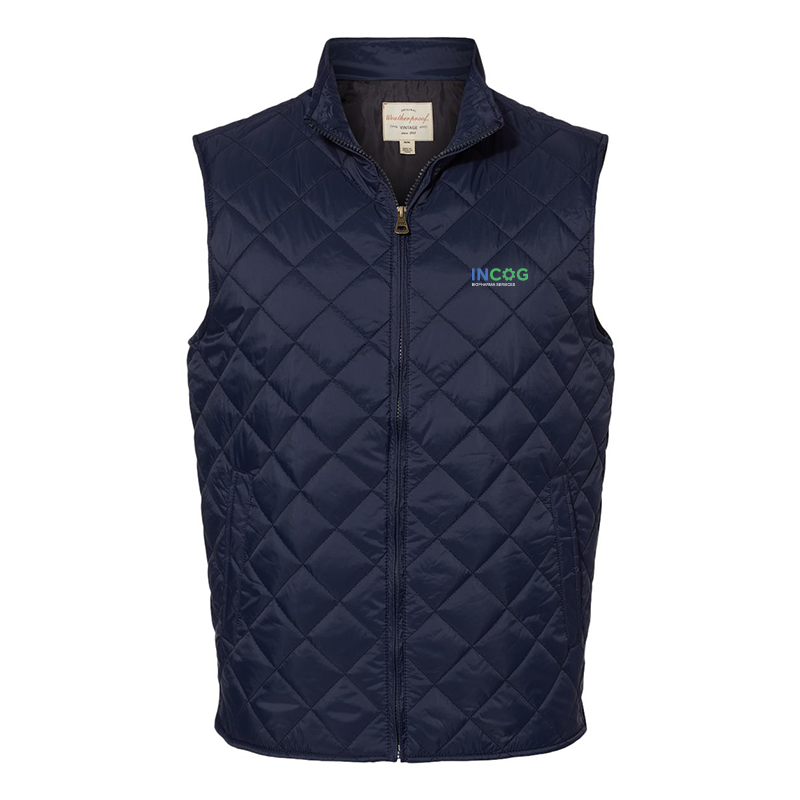 Men's Vintage Diamond Quilted Vest