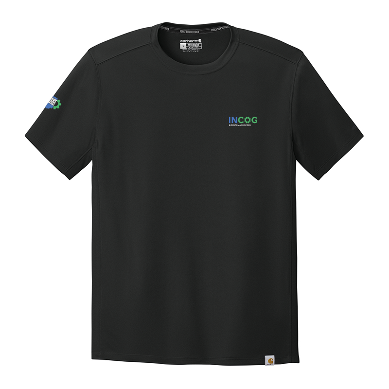 Carhartt Force Sun Defender Short Sleeve T-Shirt (Left Chest)