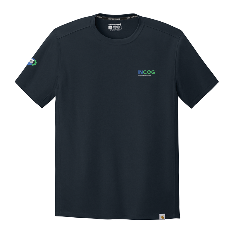 Carhartt Force Sun Defender Short Sleeve T-Shirt (Left Chest)