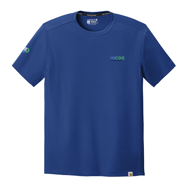 Carhartt Force Sun Defender Short Sleeve T-Shirt (Left Chest)