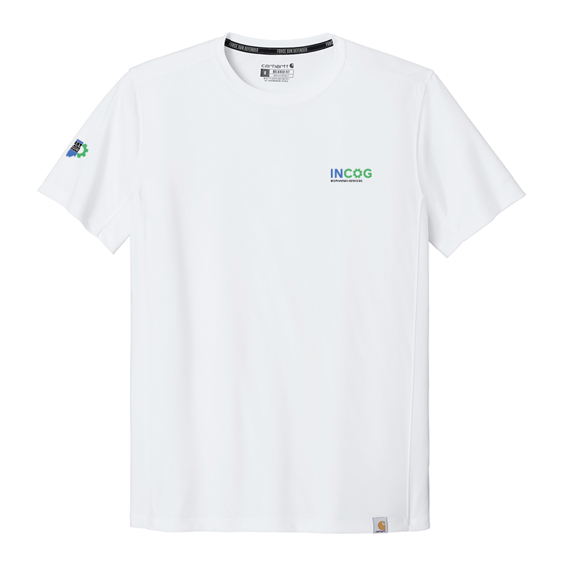 Carhartt Force Sun Defender Short Sleeve T-Shirt (Left Chest)