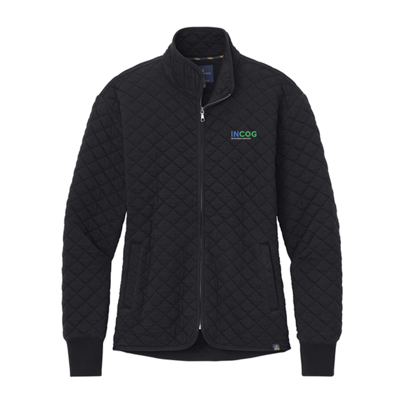Brooks Brothers Women's Diamond Quilt Full-Zip