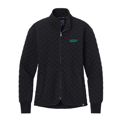 Brooks Brothers Women's Diamond Quilt Full-Zip