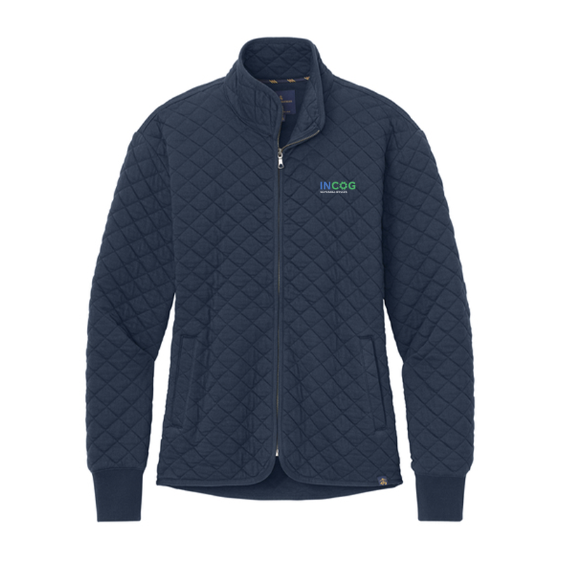 Brooks Brothers Women's Diamond Quilt Full-Zip