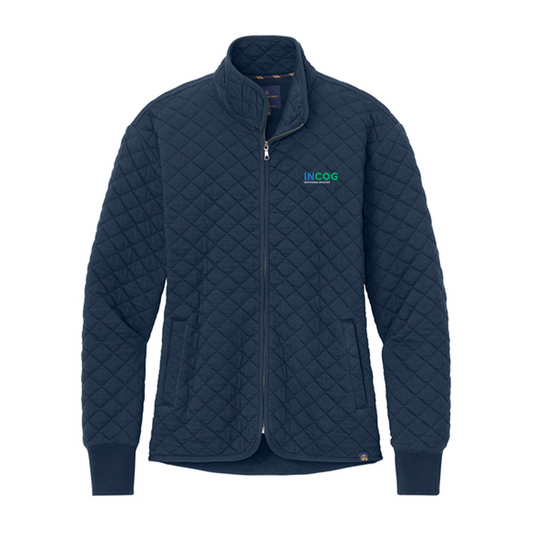 Brooks Brothers Women's Diamond Quilt Full-Zip