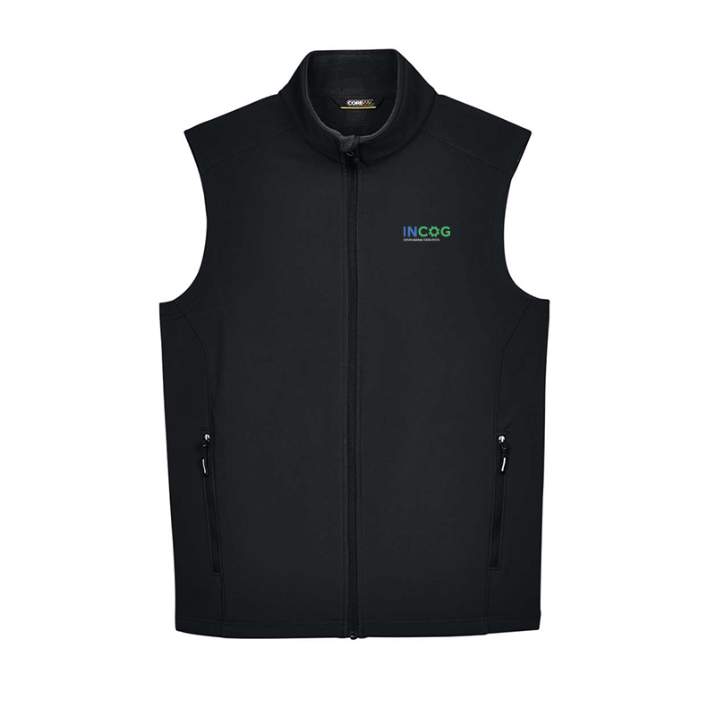 CORE365 Men's Cruise Two-Layer Fleece Bonded Soft Shell Vest