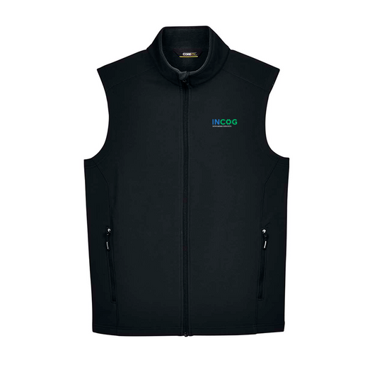 CORE365 Men's Cruise Two-Layer Fleece Bonded Soft Shell Vest