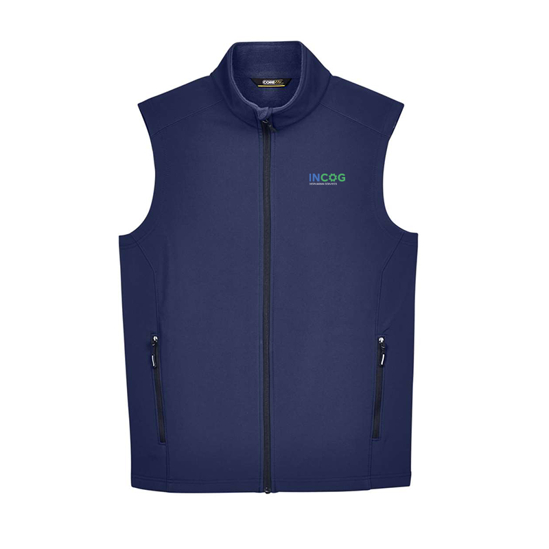 CORE365 Men's Cruise Two-Layer Fleece Bonded Soft Shell Vest