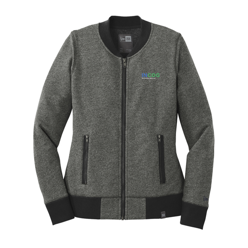 New Era Women's French Terry Baseball Full-Zip