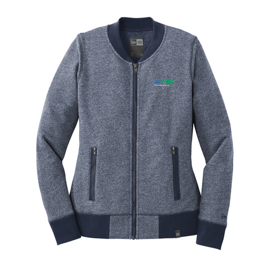 New Era Women's French Terry Baseball Full-Zip